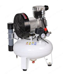 Remeza КМ-24.GMS150Д - Стоматологический безмасляный компрессор для одной стоматологической установки, с осушителем мембранного типа, с ресивером 24 л, 105 л/мин