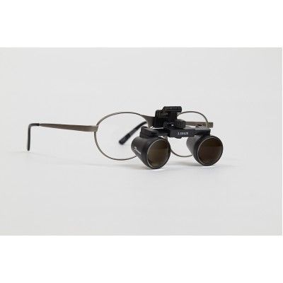 Amtech   GL6 Classic 3.5 - бинокулярные лупы системы Flip-up на классической титановой оправе, увеличение 3.5x