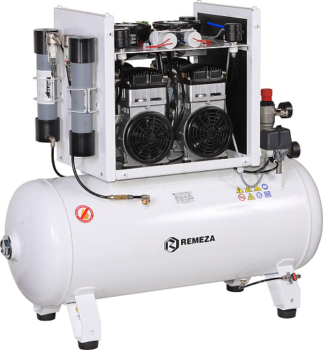 REMEZA KM-100.OLD15ТK - Стоматологический безмасляный компрессор